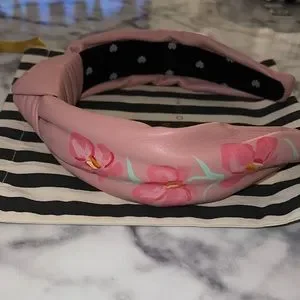 Lele Sadoughi Dallas store opening hand painted headband Lele Sadoughi | Accessories | Lele Sadoughi Dallas Store  main image 2